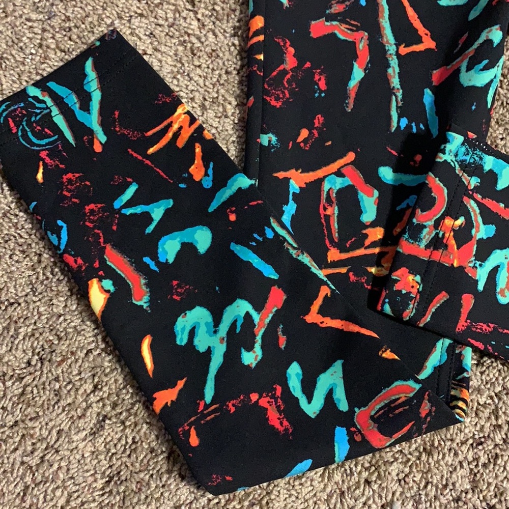 Black Paint Pants 🧡🖤❤️ - Picture 3 of 7